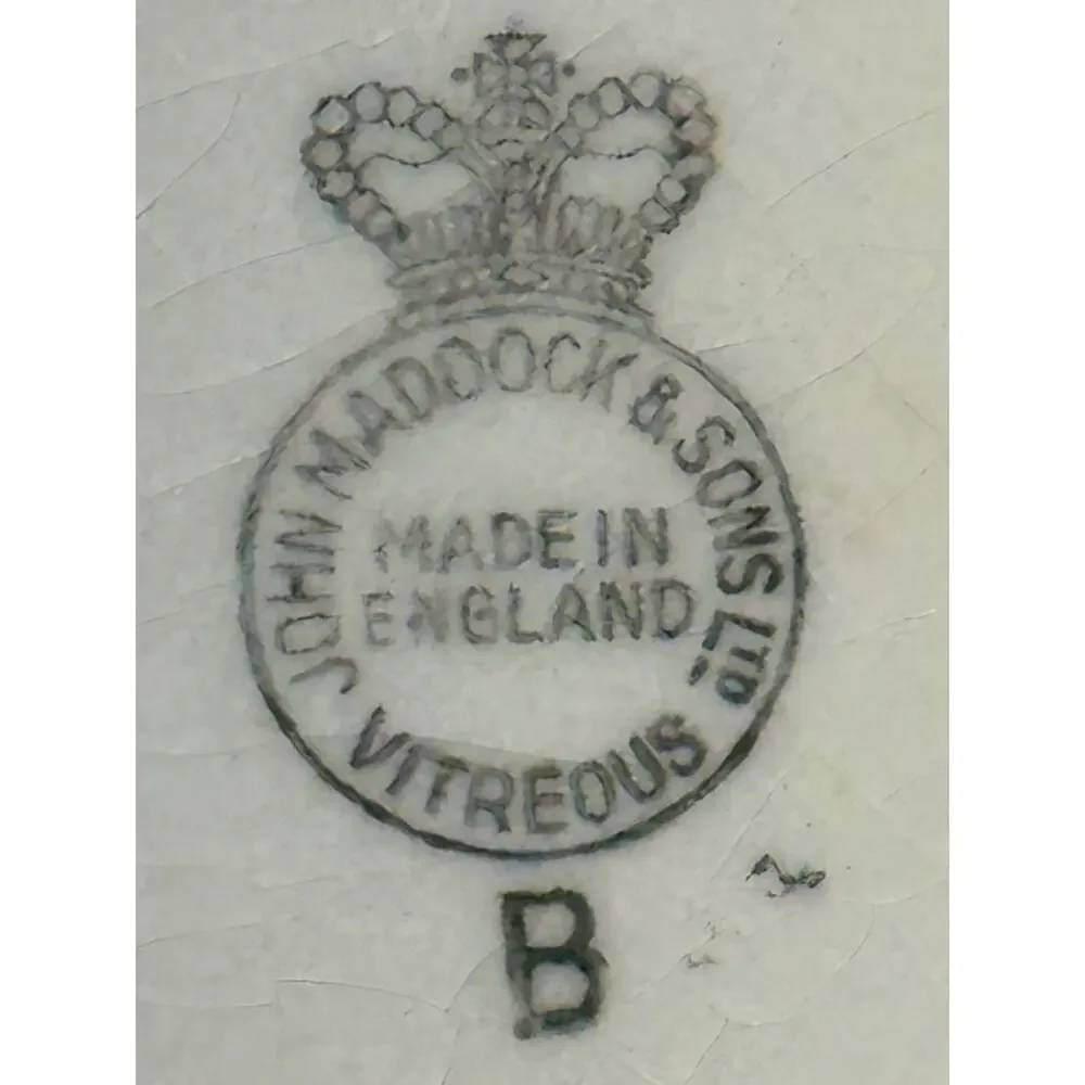 John Maddock & Sons LTD England 'Indian Tree' Vintage 40's-Misc 9-Pieces-Rare